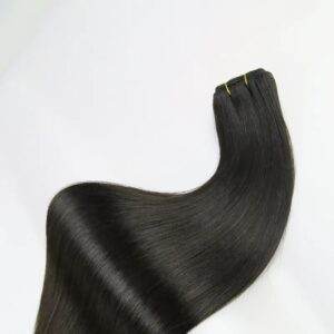 Extensión en Cortina Lisa Negro Natural — Cabello 100% Humano