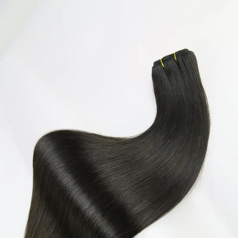 Extensión en Cortina Lisa Negro Natural — Cabello 100% Humano
